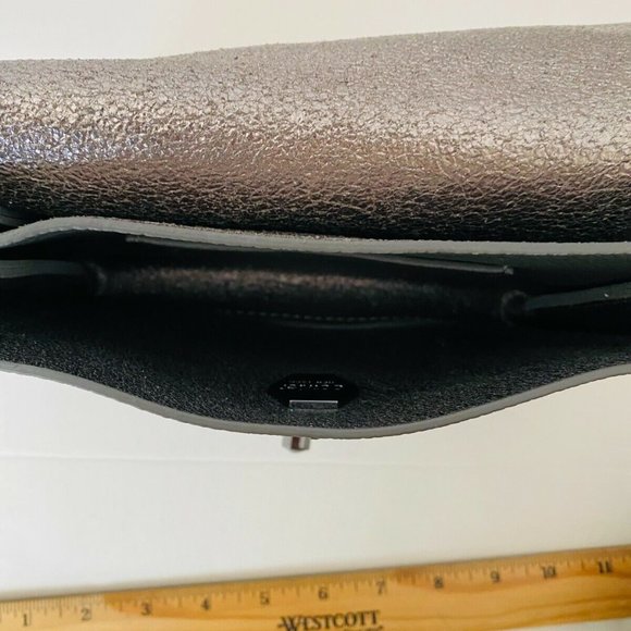 BOTKIER - Gray Crossbody Leather Purse -  ($228) - Picture 5 of 6